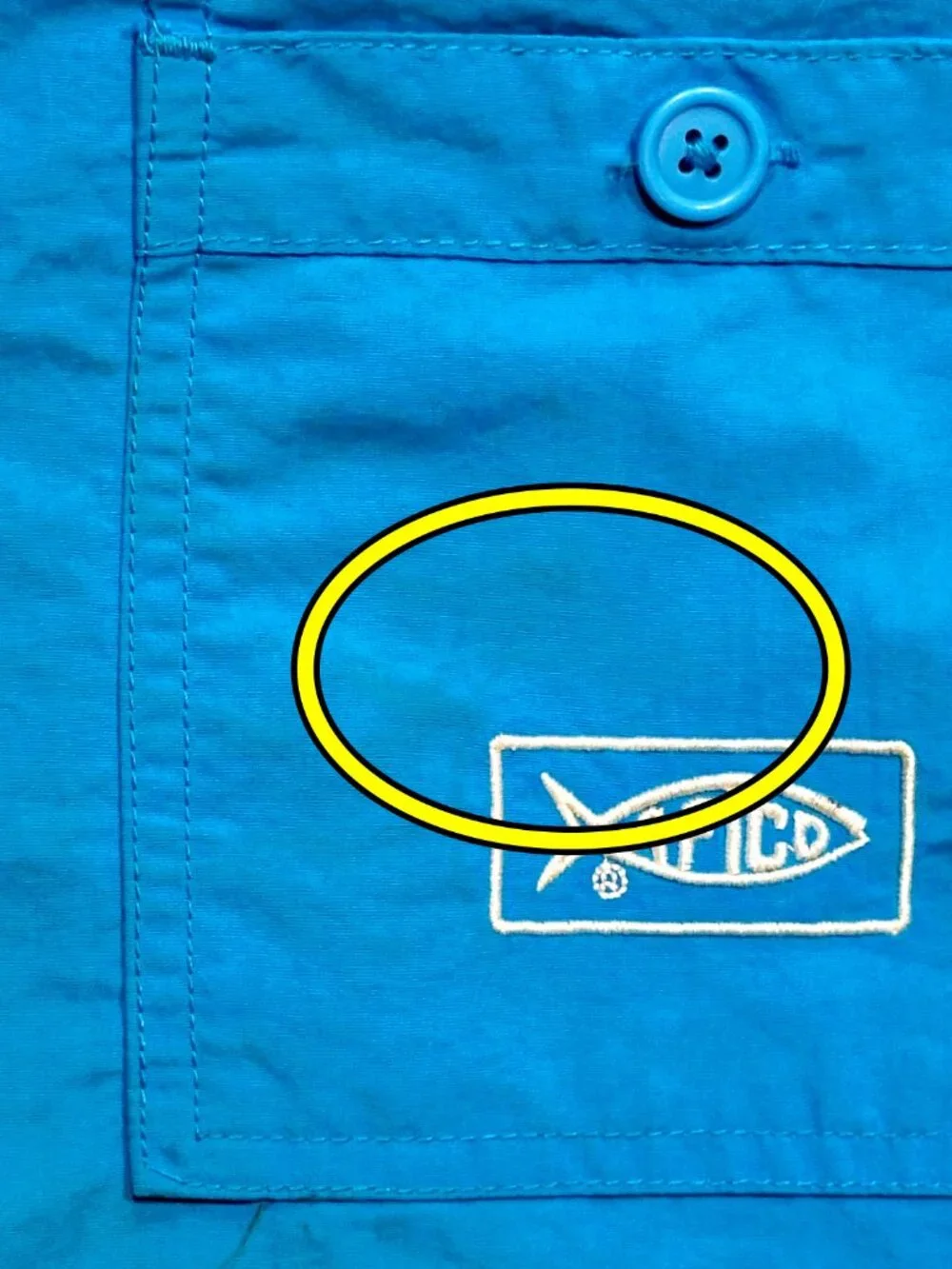 Lot AFTCO Fishing Shorts Long 34 Blue Orange Sherbet Nylon Cargo Outdoor Utility